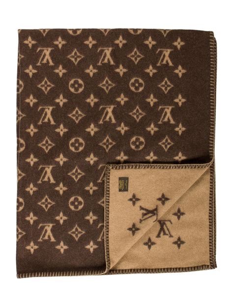 louis vuitton blanket throw.